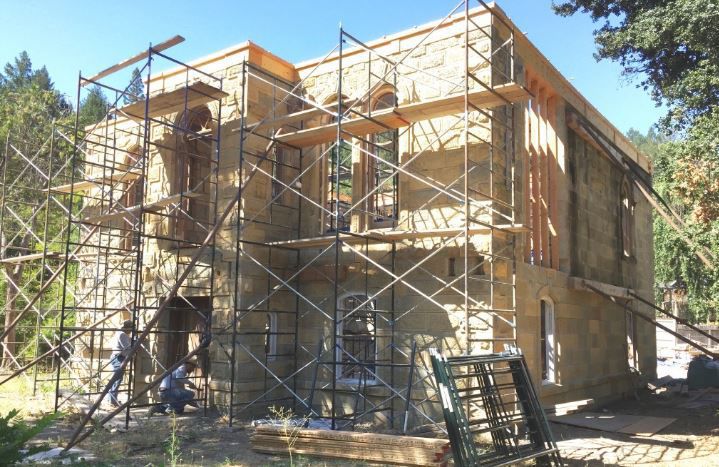 Francis House undergoing a renovation